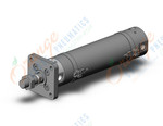 SMC CDG1FA40-125Z-M9BAL cylinder, CG/CG3 ROUND BODY CYLINDER