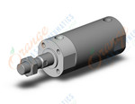 SMC CG1ZN40TN-25Z base cylinder, CG/CG3 ROUND BODY CYLINDER
