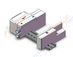 SMC SS5Q13-06FD3-D mfld, plug-in, sq1000, SS5Q1 MANIFOLD SQ1000