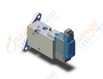 SMC SYJ512-5MNZ-M5-F valve, sol, body pt (dc), SYJ500 SOLENOID VALVE 3/PORT