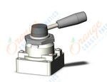 SMC VH332-F02 hand valve, VH HAND VALVE