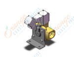 SMC VXD260NZ2KXB valve, media, VXD/VXZ 2-WAY MEDIA VALVE