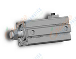 SMC CDBQ2B50-50DCM-HN-M9NWL cyl, compact, locking, sw cap, CBQ2 CYLINDER COMPACT LOCKING