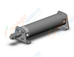 SMC CG1LA40-125Z cylinder, CG/CG3 ROUND BODY CYLINDER