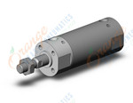 SMC CG1ZA32-25Z base cylinder, CG/CG3 ROUND BODY CYLINDER