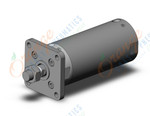 SMC CDG1FA100TN-150Z cylinder, CG/CG3 ROUND BODY CYLINDER