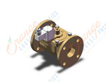 SMC VXD293SJ valve, media, VXD/VXZ 2-WAY MEDIA VALVE