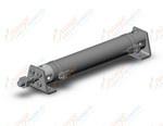 SMC CDG1LN25-150Z-A93L cylinder, CG/CG3 ROUND BODY CYLINDER