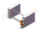SMC VV100-10FAD2-06U1-N7 manifold, plug-in, SS3Y1 MANIFOLD SY100
