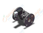 SMC VXED2270-32-5DL1 valve, media, VXD/VXZ 2-WAY MEDIA VALVE