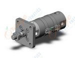 SMC CDG1FN32-25Z-M9BL cylinder, CG/CG3 ROUND BODY CYLINDER