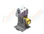 SMC VXD2C0LHBXB valve, media, VXD/VXZ 2-WAY MEDIA VALVE