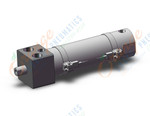 SMC CDG1RN32-75FZ-M9PL cylinder, CG/CG3 ROUND BODY CYLINDER