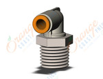 SMC KQ2L05-35N fitting, male elbow, KQ2 FITTING (sold in packages of 10; price is per piece)