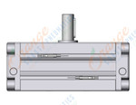 SMC CDRA1BSH50-90Z-M9BAL actuator, rotary, air-hydro, CRA ROTARY ACTUATOR