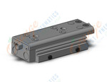 SMC MXQ16A-40ZLJ cyl, high precision, guide, MXQ GUIDED CYLINDER