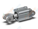 SMC CQ2D32TF-25DMZ-W cylinder, compact, CQ2-Z COMPACT CYLINDER