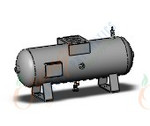 SMC VBAT20SN1-EV-X105 air tank, 20l ss npt thread, VBA BOOSTER REGULATOR