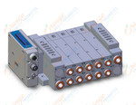 SMC SS5V3-W10S1A3ND-05BS-N9 mfld, plug-in, SS5V3 MANIFOLD SV3000