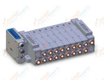 SMC SS5V3-W10S1A3ND-08BS-N9 mfld, plug-in, SS5V3 MANIFOLD SV3000