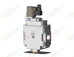 SMC AV4000-04S-5DZC-A valve, soft start, AV SOFT START UP BODY PORT