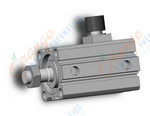 SMC CDBQ2B40-10DCM-HL cyl, compact, locking, sw cap, CBQ2 CYLINDER COMPACT LOCKING