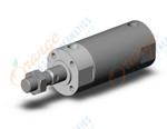 SMC CG1ZN40-25Z-XB6 cylinder, CG/CG3 ROUND BODY CYLINDER