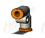 SMC KQ2L03-00A1 fitting, union elbow, KQ2 FITTING (sold in packages of 10; price is per piece)