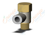 SMC KQ2VF06-01AS1 fitting, uni female elbow, KQ2 FITTING (sold in packages of 10; price is per piece)