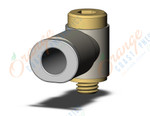 SMC KQ2VS06-M5A1 fitting, hex hd uni male elbo, KQ2 FITTING (sold in packages of 10; price is per piece)