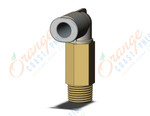 SMC KQ2W06-01AS1 fitting, ext male elbow, KQ2 FITTING (sold in packages of 10; price is per piece)