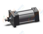 SMC MBF80-100Z "cylinder, TIE ROD CYLINDER