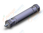 SMC NCME088-0200-X6009A "ncm, ROUND BODY CYLINDER