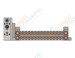 SMC SS5V1-W10S1A3ND-14B-N3 ss5v 14 station manifold, 4/5 PORT SOLENOID VALVE