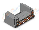 SMC SS5Y3-10S0-10B-C6AA ss5y3 10 sta manifold base, 4/5 PORT SOLENOID VALVE