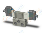 SMC SY3340R-5WAOZ-01 "valve, 4/5 PORT SOLENOID VALVE