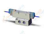 SMC SYJ7343-5GZ-02 syj7000 valve, 4/5 PORT SOLENOID VALVE