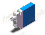 SMC V120T-S5CZ-C4 modular sol valve, 3 PORT SOLENOID VALVE