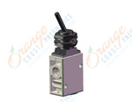 SMC VM230U-02-08A 2/3 port mechanical valve, MECHANICAL VALVE