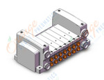 SMC VV5QC21-07N7SD60 vqc manifold, 4/5 PORT SOLENOID VALVE