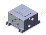 SMC VV711-03RT-03DT "mfld, 4/5 PORT SOLENOID VALVE