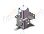 SMC VXD230ACAXB pilot op 2 port solenoid valve (n.c.), 2 PORT VALVE