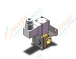 SMC VXD232BZ3DBXB pilot op 2 port solenoid valve (n.c.), 2 PORT VALVE