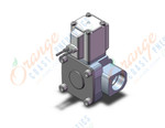 SMC VXD242KBB pilot op 2 port solenoid valve (n.c.), 2 PORT VALVE