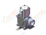 SMC VXD242KE pilot op 2 port solenoid valve (n.c.), 2 PORT VALVE