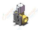 SMC VXD250LZ1BB pilot op 2 port solenoid valve (n.c.), 2 PORT VALVE