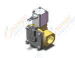 SMC VXD253LAB pilot op 2 port solenoid valve (n.c.), 2 PORT VALVE