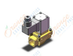 SMC VXZ242FHG "pilot op 2 port solenoid valve, 2 PORT VALVE