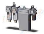 SMC IDG20V4-N03J air dryer, membrane w/sep/reg, MEMBRANE AIR DRYER