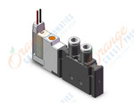 SMC S0712-6G-C4 plug lead type 5 port solenoid valve, 3 PORT SOLENOID VALVE